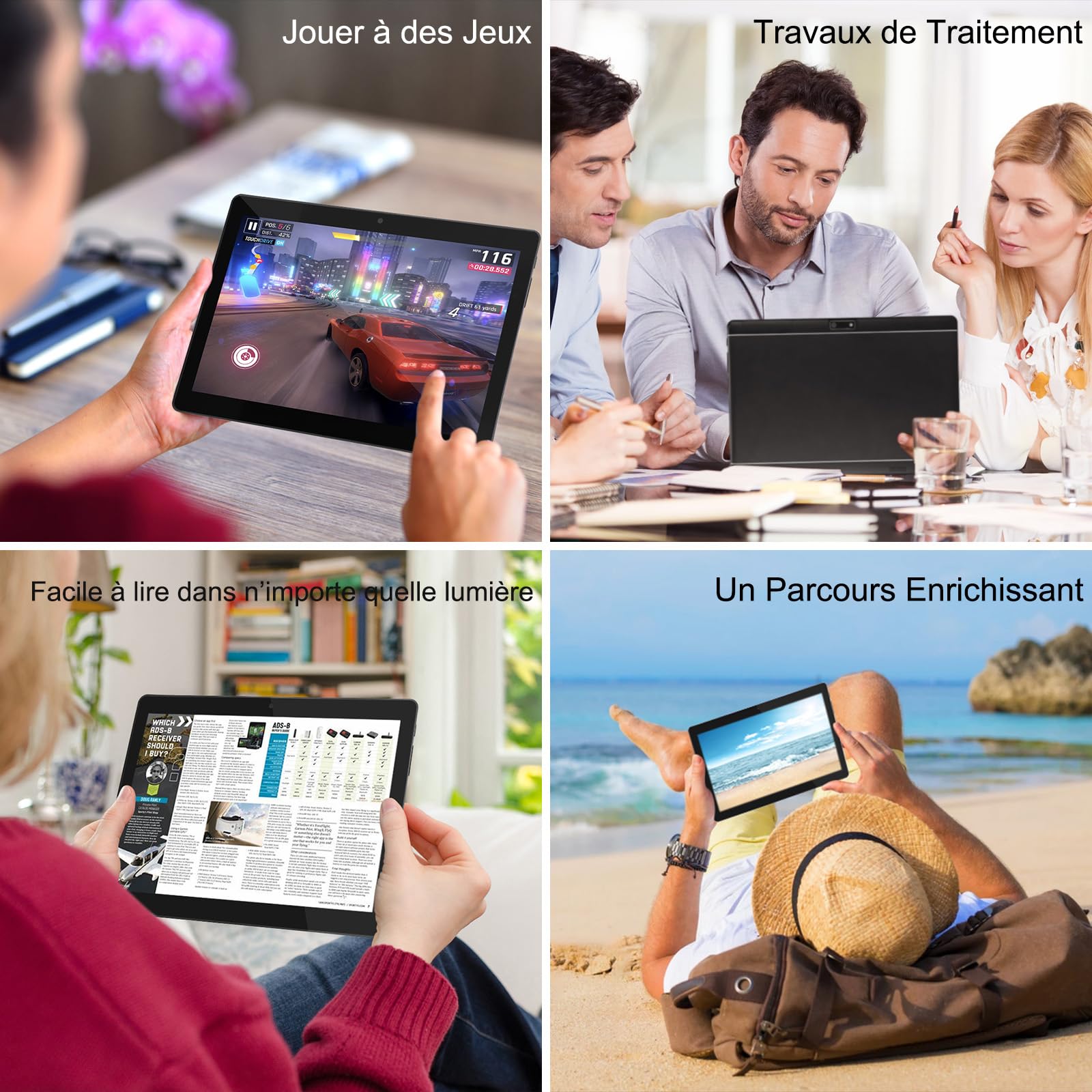 Veidoo 10.1 Inch Android Tablet, 2GB RAM 32GB ROM, Touch