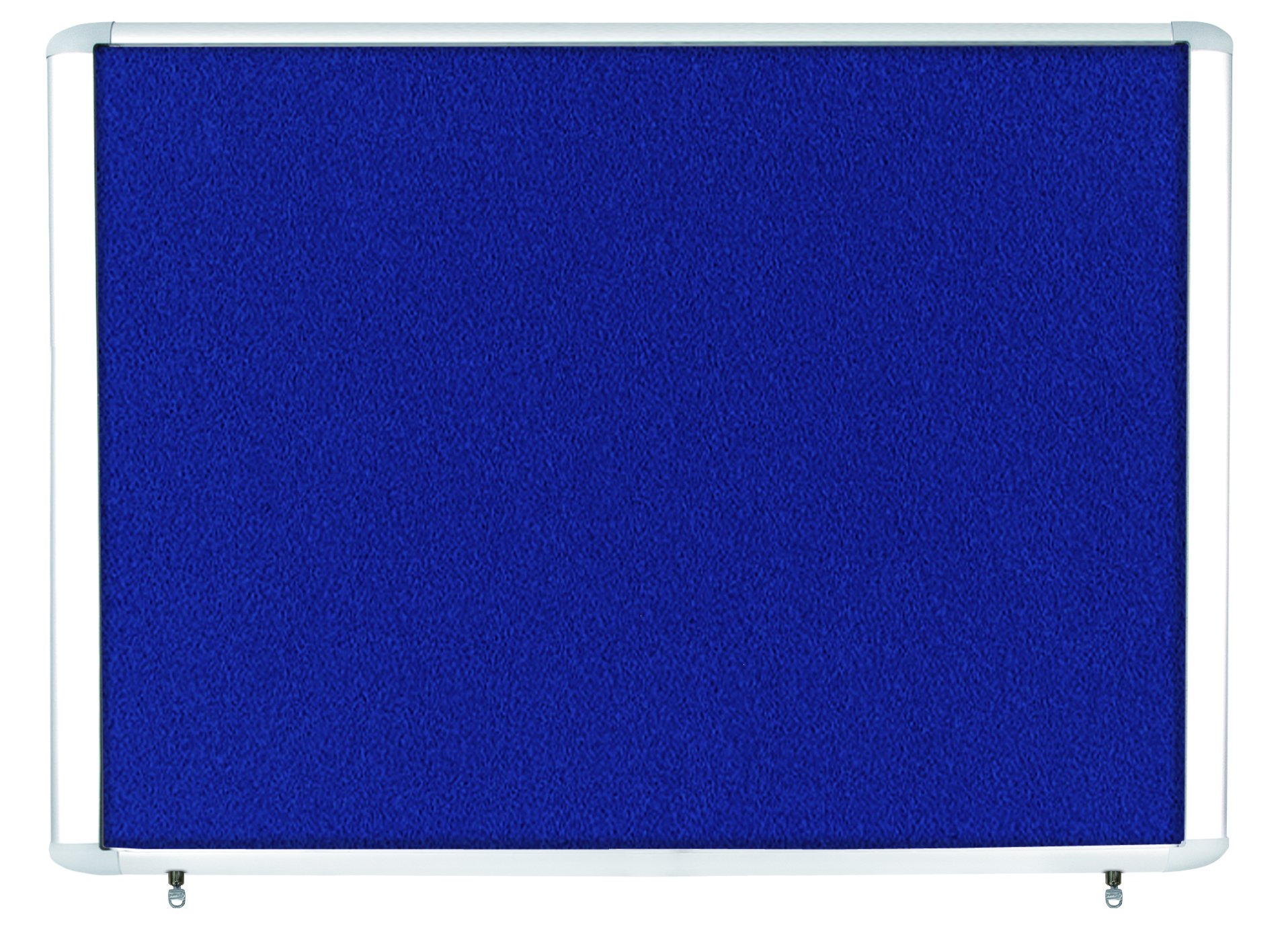 Bi-Office Mastervision Outdoor Top Hinged Lockable Notice Board Non Magnetic 8 X A4 Wall Mounted 101.2 (W) X 68.1 (H) Cm Blue