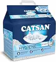 Sabbia Per Lettiera Catsan Hygiene Plus - Confezione 5x10L, Igienica E Assorbente Per Gatti