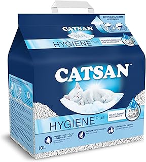 Catsan Hygiene Plus Lettiera per Gatti, 10L