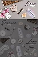 Vista 16 de Sincerely, Me Personalized Bridesmaid Proposal Gift Set with White and Rose Gold Gifts in Bridesmaid Box (PB1)