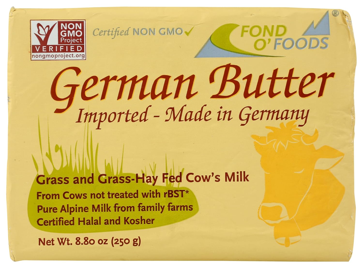 FOND O FOODS German Butter, 8.8 OZ Grocery & Gourmet Food