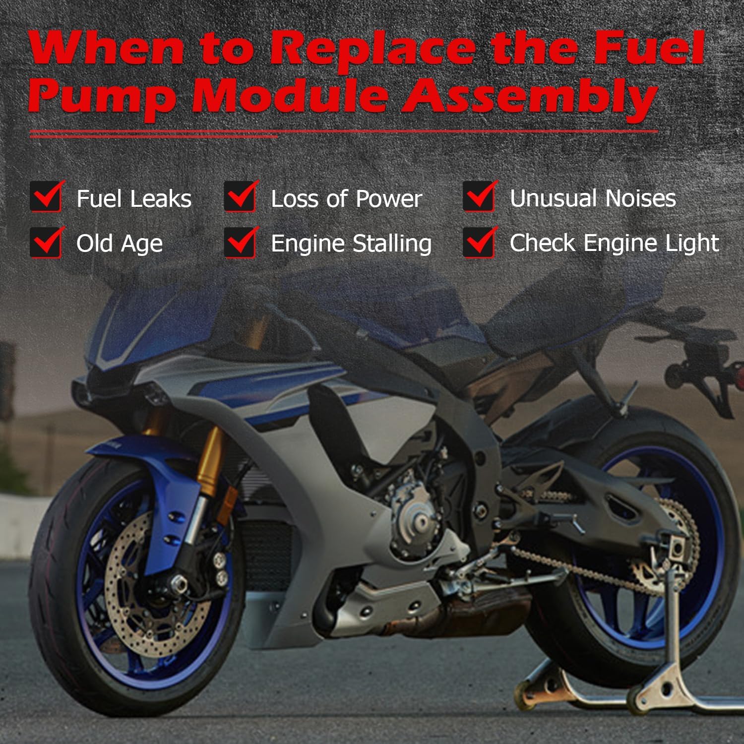 Fuel Pump Assembly 39500-107F-0000, Suitable for HiSUN MASSIMO BENNCHE EFI HiSun ATV Hisun 500/700 / 800