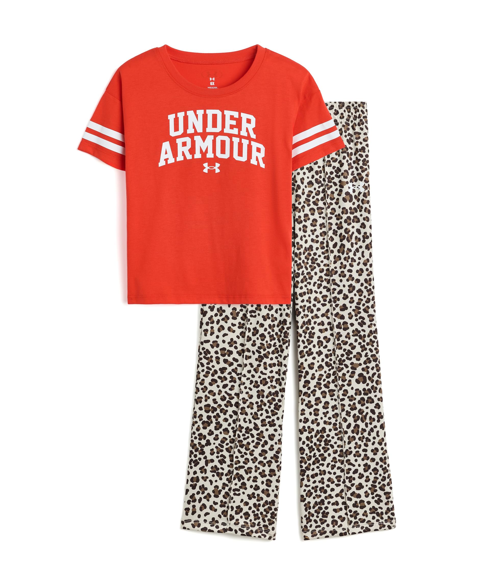 Under Armour Kids Short Sleeve Wide Leg Pants Set (Toddler/Little Kid)