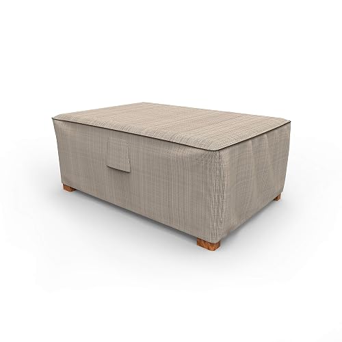 Budge StormBlock Mojave Outdoor Patio Ottoman Cover, 18" H x