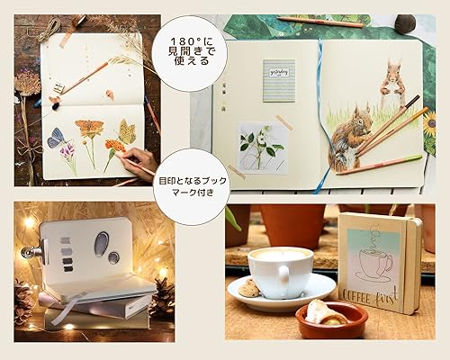 Miniatura 5 de Talens Art Creation Cuaderno de bocetos 80 hojas, tamaño 5.1 in x 8.3 in, oro blanco