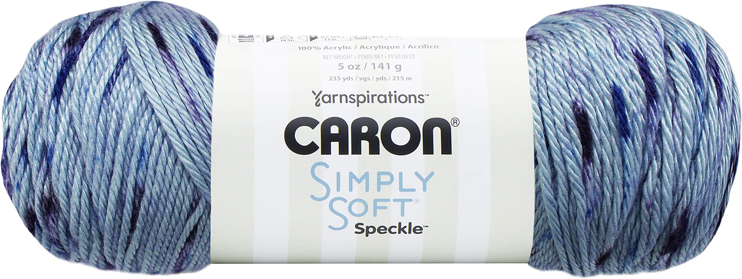 - Simply Soft Speckle Yarn, Galaxy
