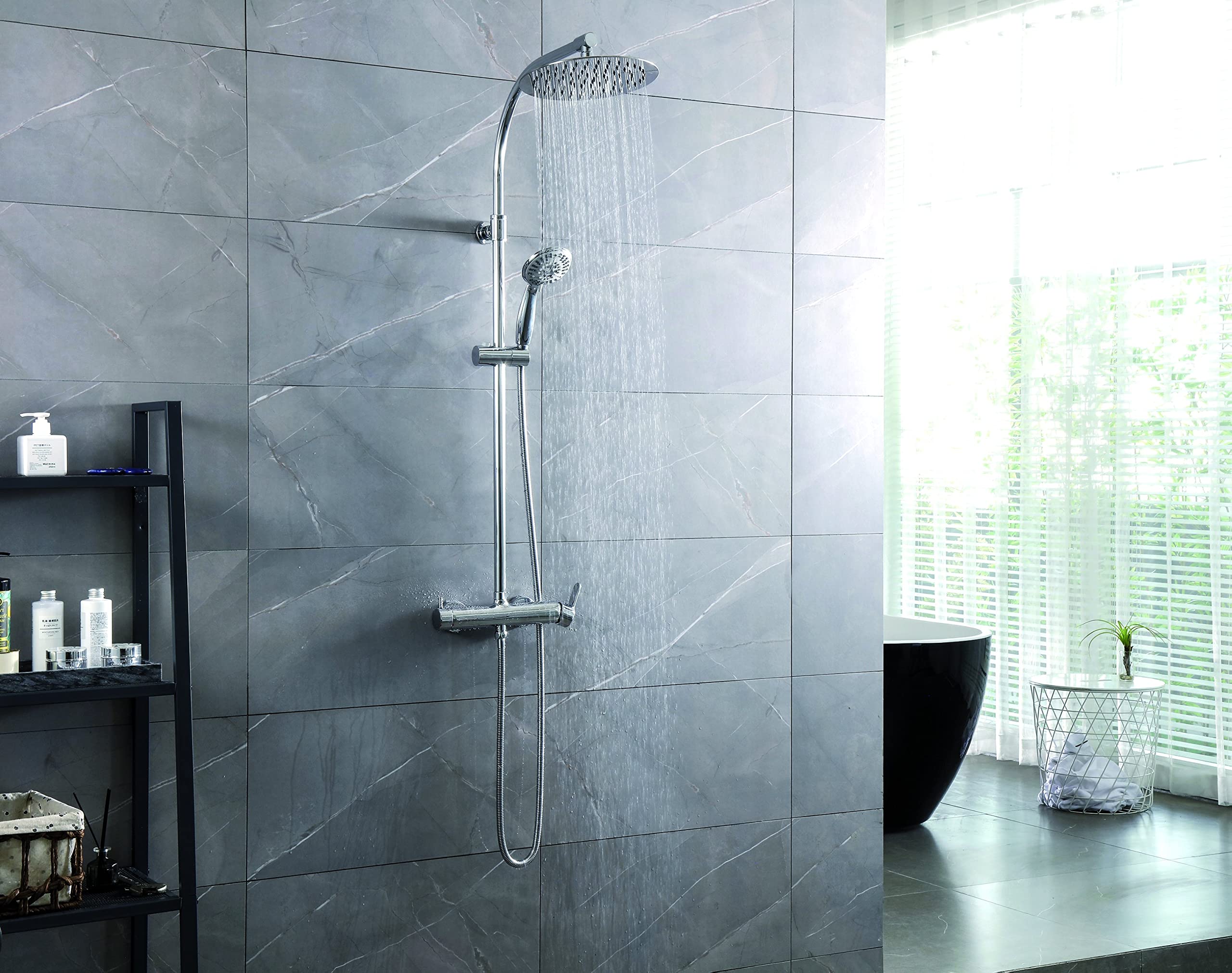 Wirquin 60721388 Milano Touch kolumna prysznicowa z mechaniczną baterią mieszającą