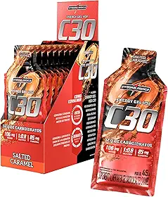 Gel de Carboidrato VO2 Energy Gel C30 com Cafeína 450g Integralmédica 10 Unid