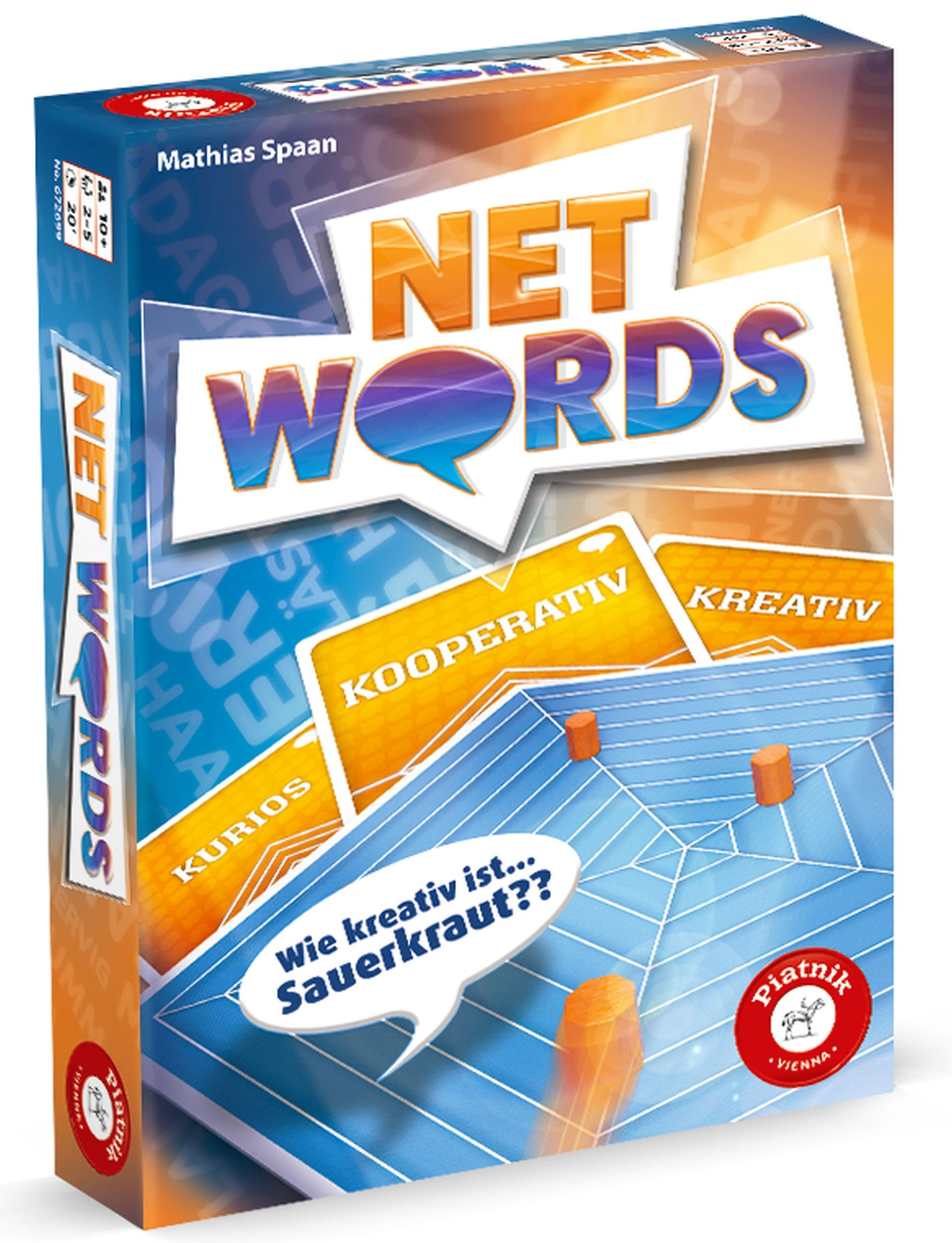 Networds - Ein kurios-kooperatives Party Wortspiel, 32 mm x 172 mm x 122 mm