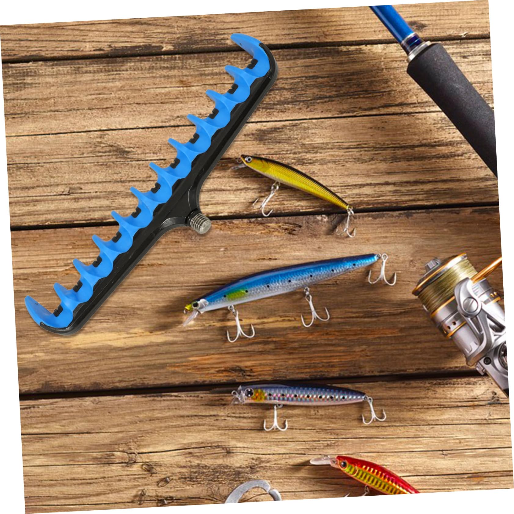 BESPORTBLE 4pièces Support Plastique pour Canne à Repose Canne Pratique pour Équipement De Plein Et Stylé