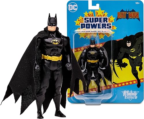 Miniatura 6 de McFarlane Toys - DC Super Powers Batman (traje negro) Figura de acción de 4.5 pulgadas
