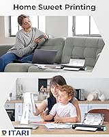 Vista 4 de Itari Impresora térmica portátil de tatuaje Bluetooth - Impresora compacta para teléfono y laptop, impresoras portátiles inalámbricas para viajes