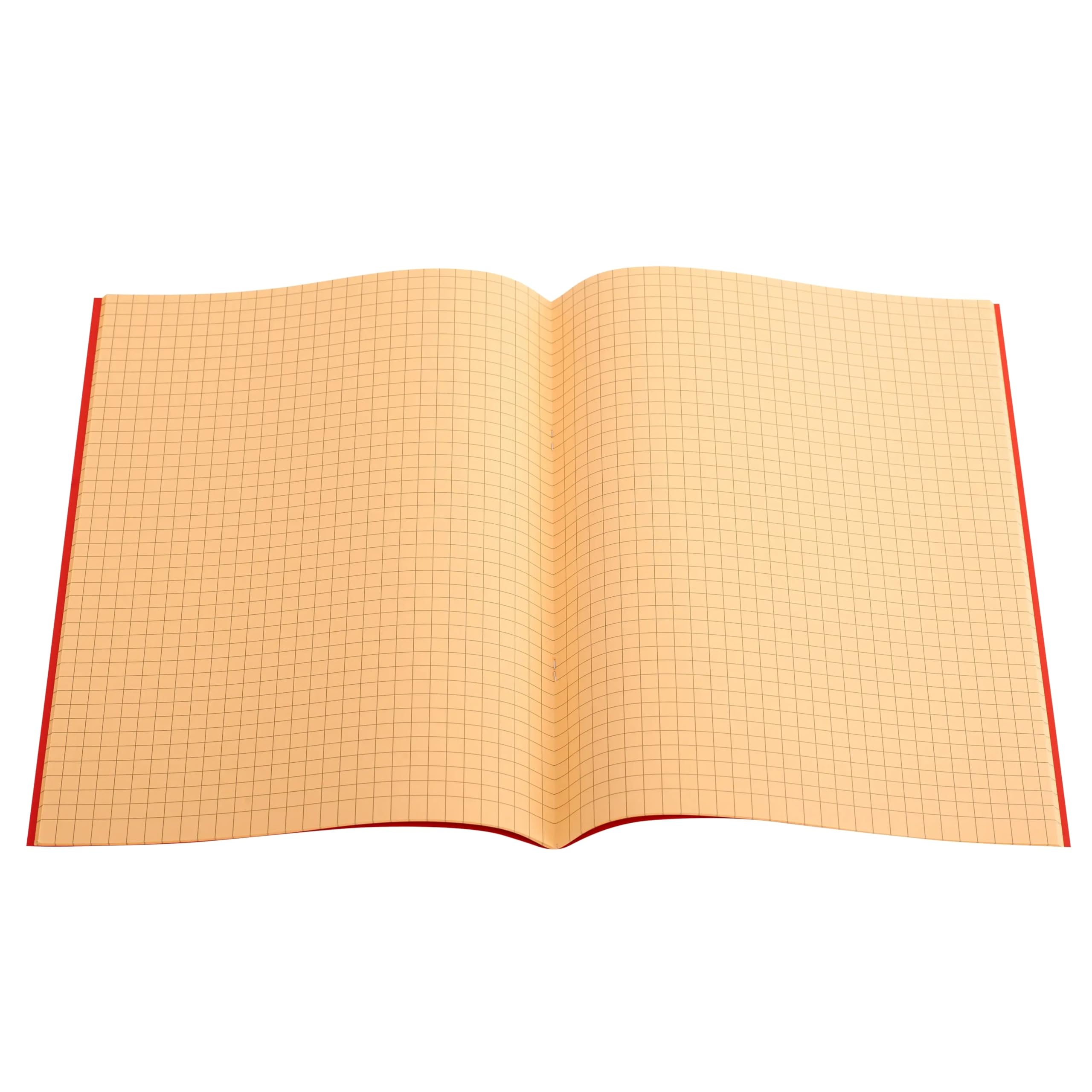 The Dyslexia Shop A4-7mm Squared Tinted Exercise Book - (Red Cover) Pack of 10 / Orange