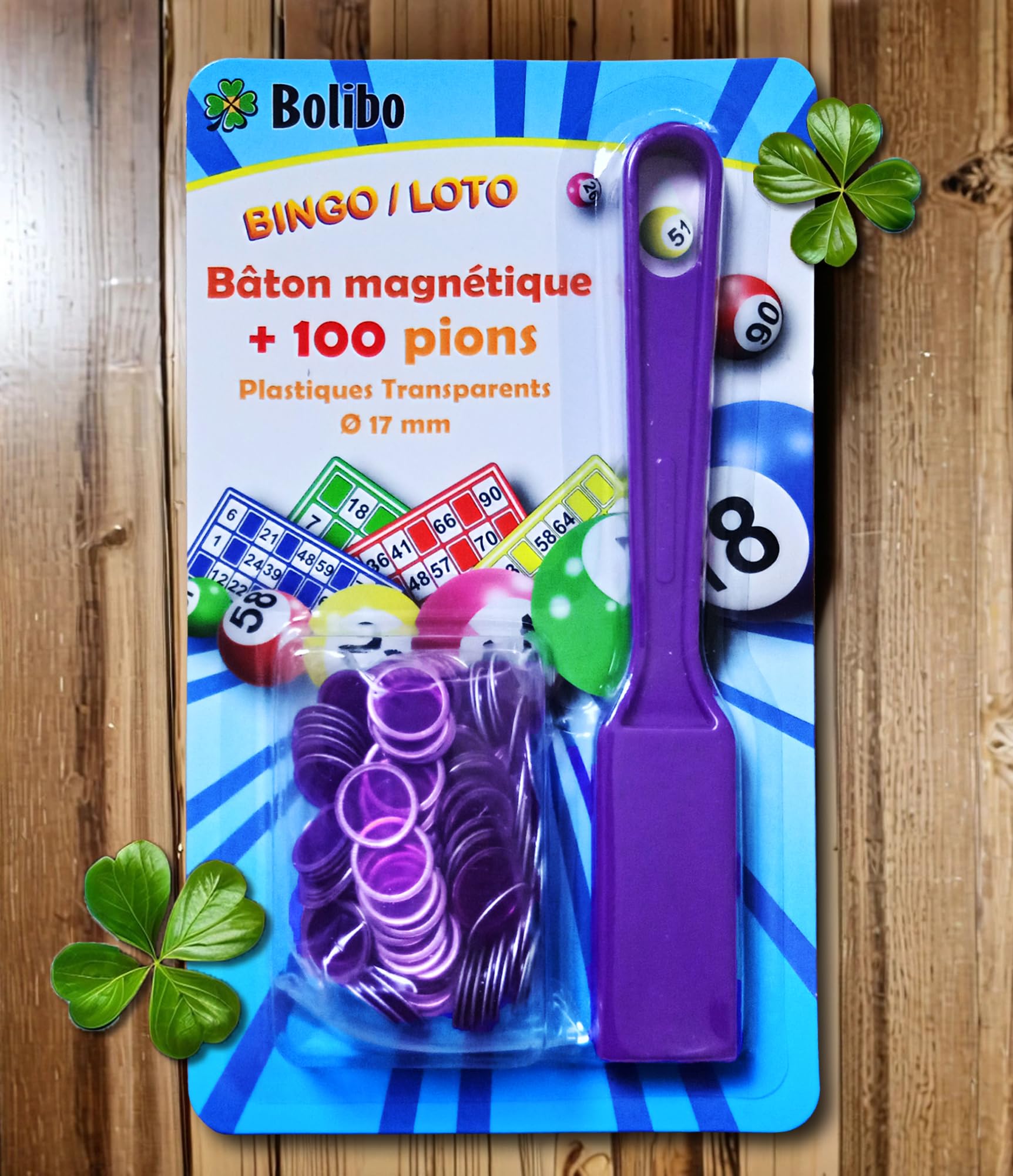 12 Bâtons magnétiques multicolores pour loto