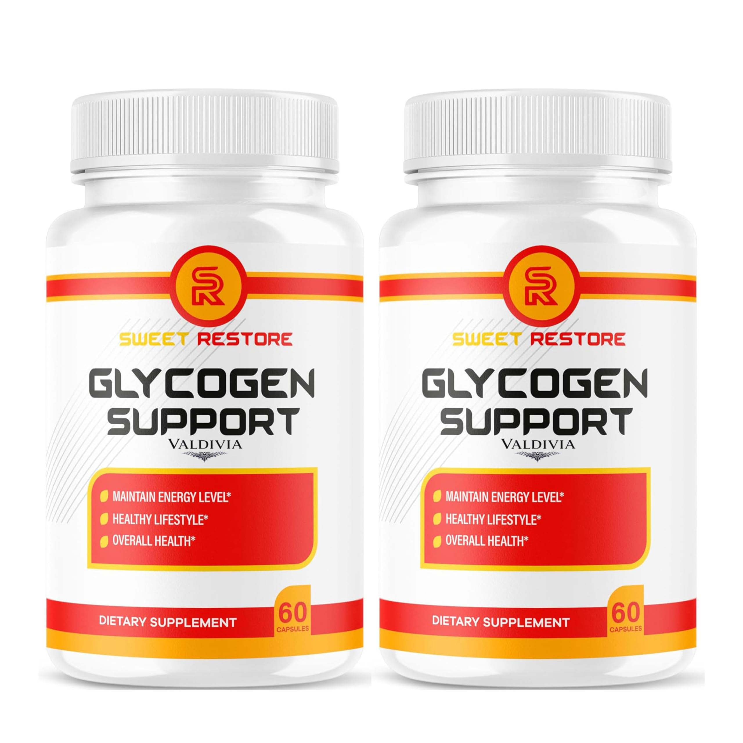 Valdivia Sweet Restore Glycogen Support, Sweet Restore Glycogen Support Capsules, SweetRestore Joint Support Supplement, 120 Capsules for 2 Months