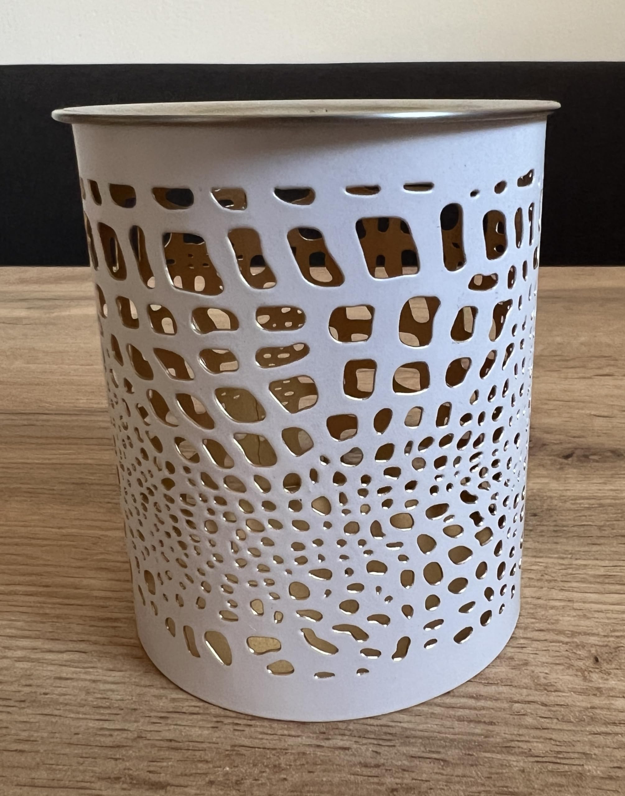 Windlicht Brygge - Zwart/Goud - 26x19x10 cm | Leen Bakker
