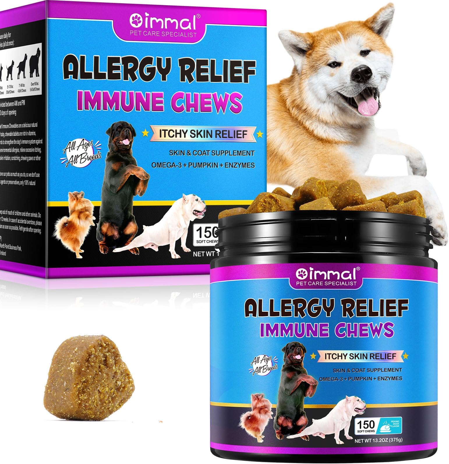 Dog Allergy Chews Itch Relief for Dogs Allergy