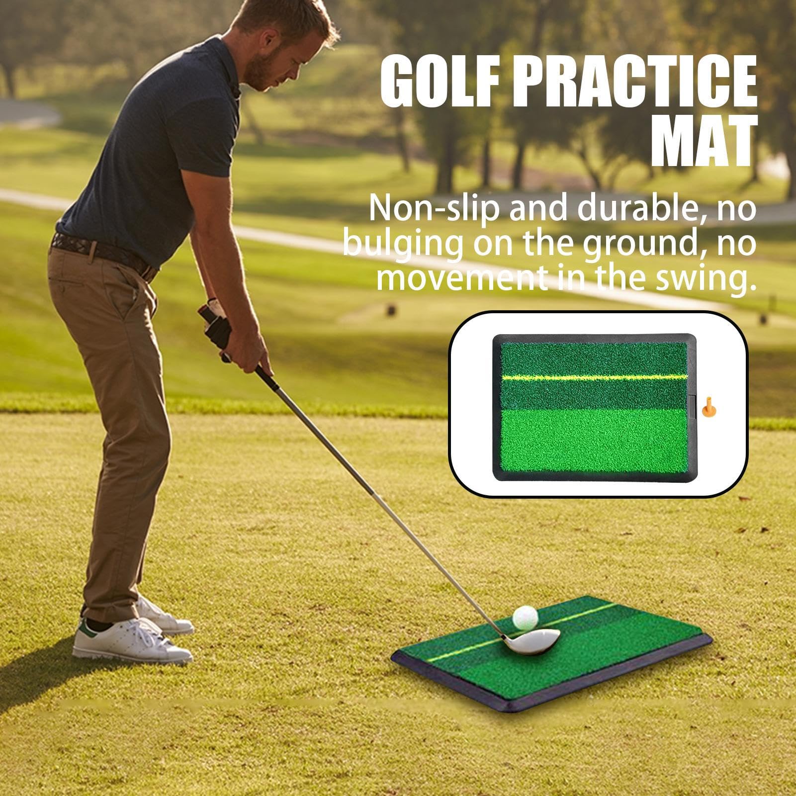 Alfombras De Golf para Práctica En Interiores Tapete De Entrenamiento 30x40