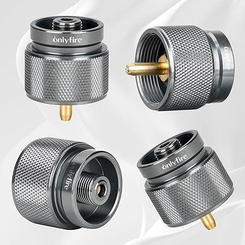 Miniatura 3 de ONLYFIRE OUTDOOR LIVING Adaptador de estufa de campamento, convertidor de estufa de mochilero, 16 onzas, 1 libra, entrada de tanque pequeño de