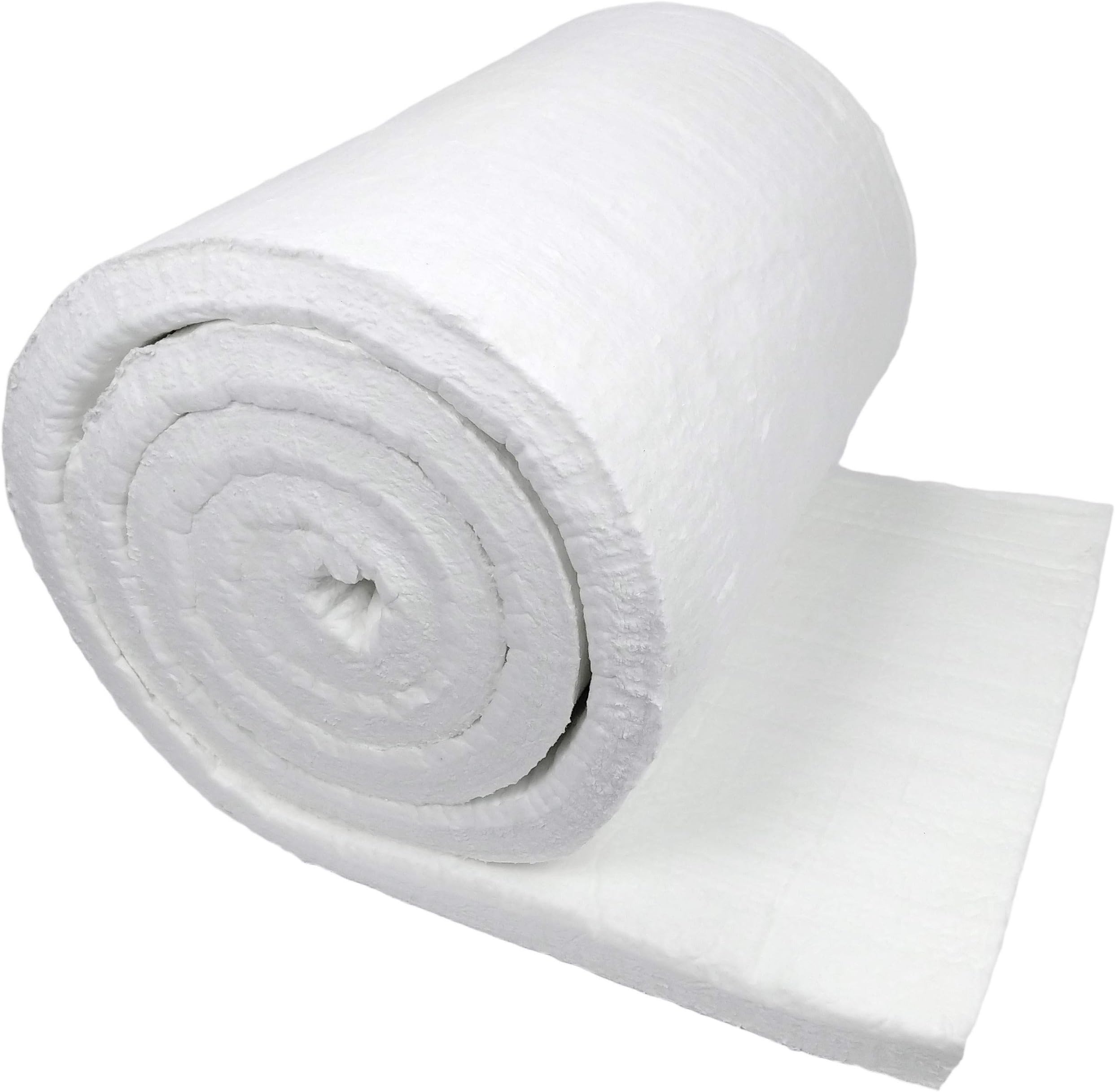 Lynn Manufacturing 2" Thick, Superwool Plus Insulation, Morgan Thermal Ceramics, 2200F Rated, 8 Lb. Density, 24" Wide, 12.5 Ft. Long, Ceramic Fiber Alternative, Safer Kaowool, 8SP22