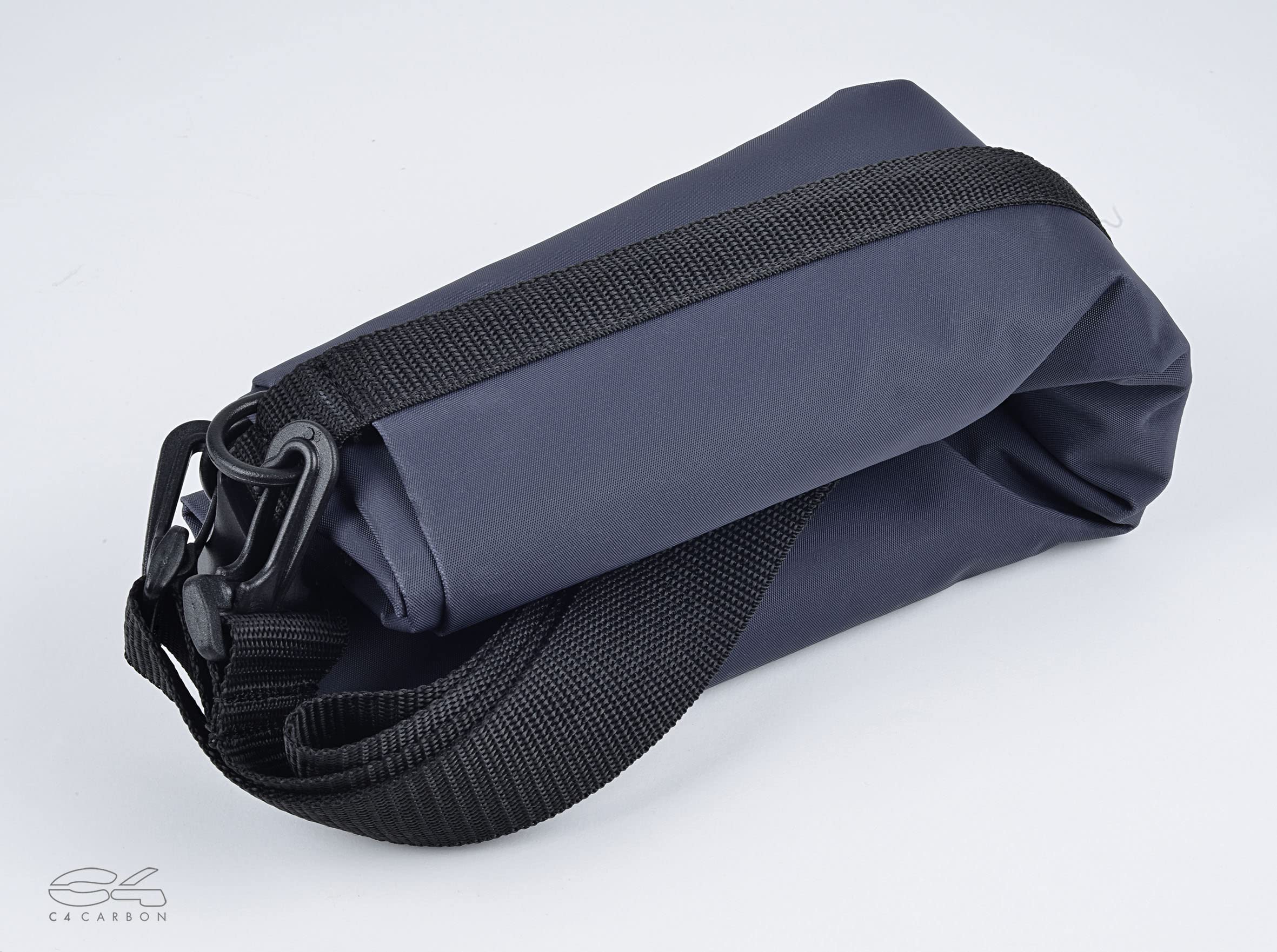 C4 Sacca Stagna in PVC da 45 lt o 10 lt con Moschettone e Cinghia Regolabile Borsa Impermeabile/Dry Bag per attività all’Aria Aperta e Sport Acquatici Campeggio Nautico Kayak