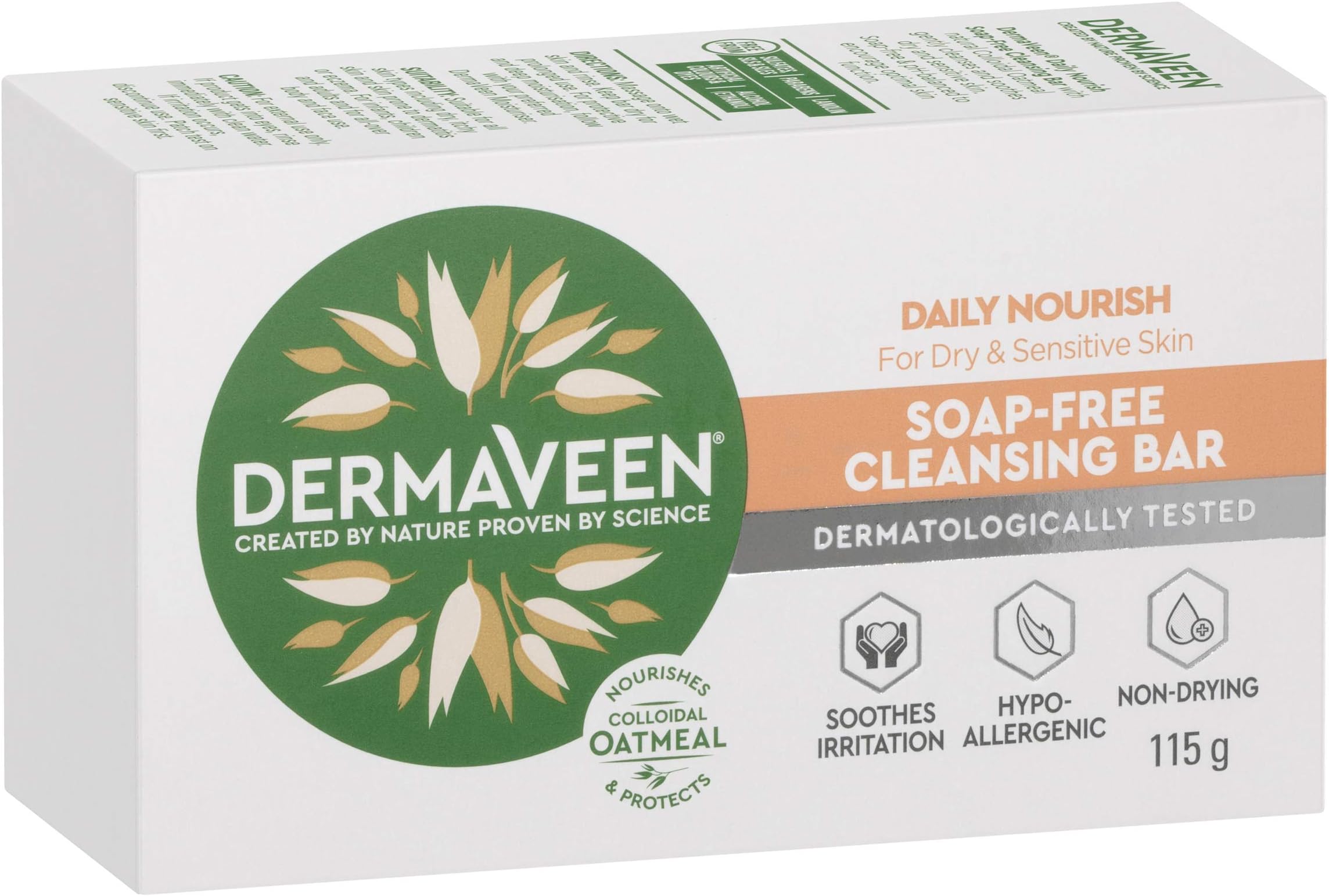 Daily Nourish Soap Free Cleansing Bar 115g