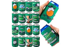 Layhit 24 Pack Funny Golf Themed Can Cooler Bulk Gifts For Golf Tournament Prizes