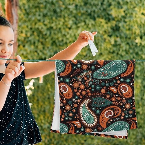 Vista 211 de Juego de 2 toallas de baño de color morado, remolques de mano de lobo, toallas de baño, toallas suaves y absorbentes para baño, cocina, gimnasio