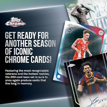 2025-26 Topps Chrome UEFA Club Competitions Soccer - Factory Sealed - Value Box