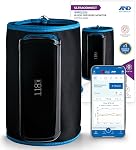A&D Medical Multi-User Bluetooth Blood Pressure Monitor for Home Use - UA-1200CNBLE - Wide Range Cuff (8.6-16.5" / 22-42cm), Up to 6 Users. Compact Design, Rechargeable Battery and USB Charging Cable