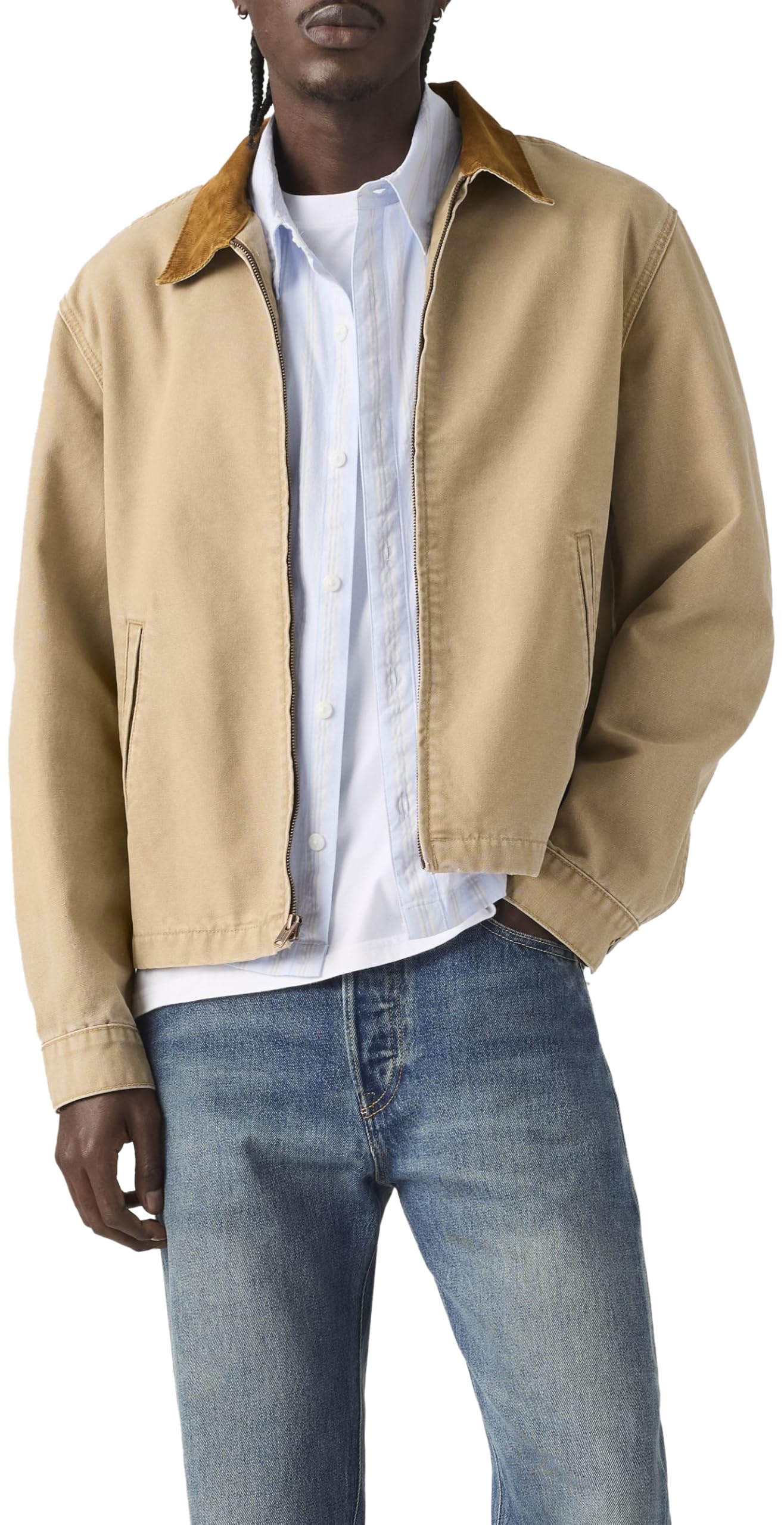Levi's Castro Full Zip Chaqueta vaquera Hombre (Pack de 1)