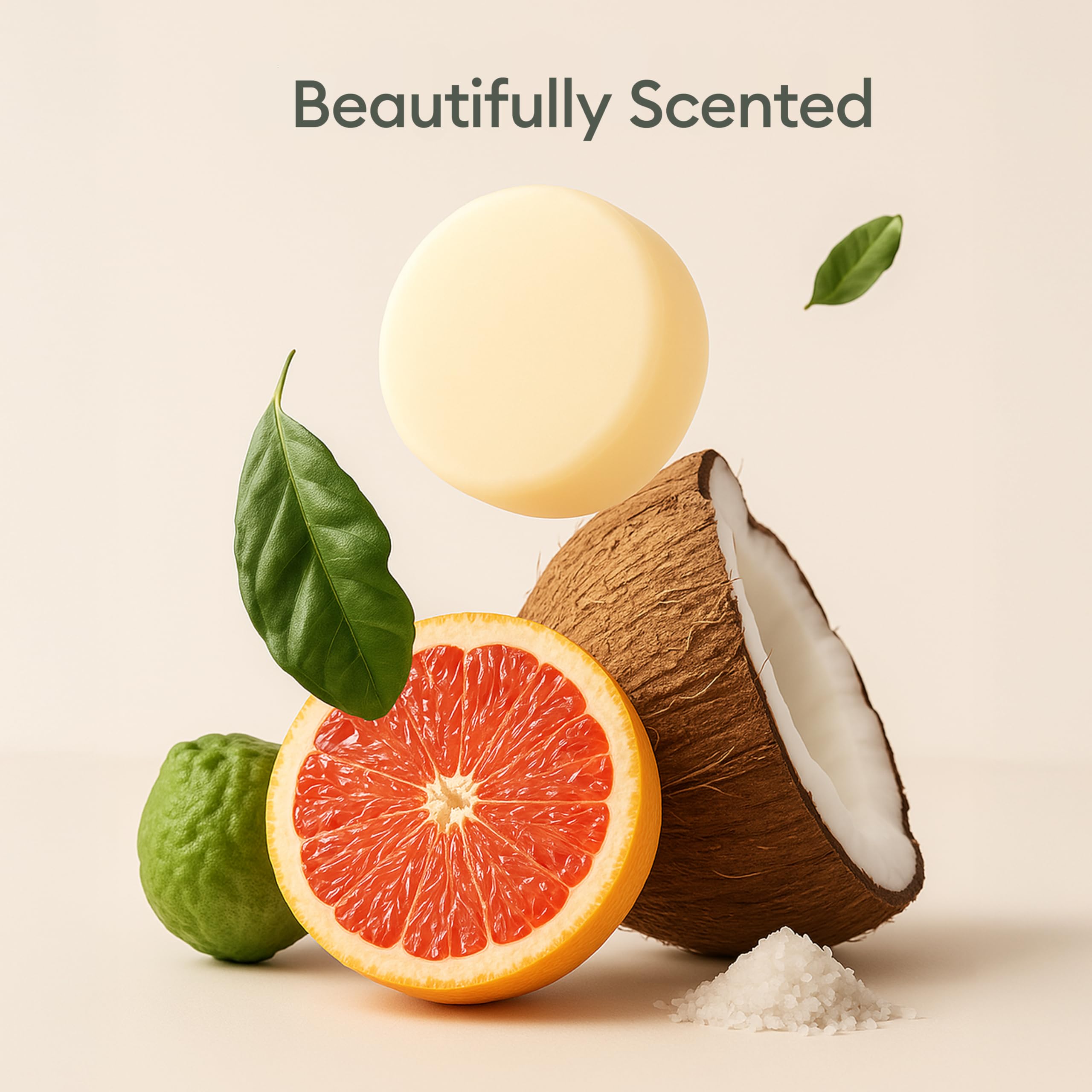 Vove Washing Up Soap Bar, 3 Pack, Coastal Citrus Mint with Mandarin, Spearmint, Cypress & Bergamot, Plant-Based, Plastic-Free - Image 3