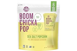 Angie's BOOMCHICKAPOP Sea Salt Popcorn: A Quintessential Snack with Legendary Flavor
