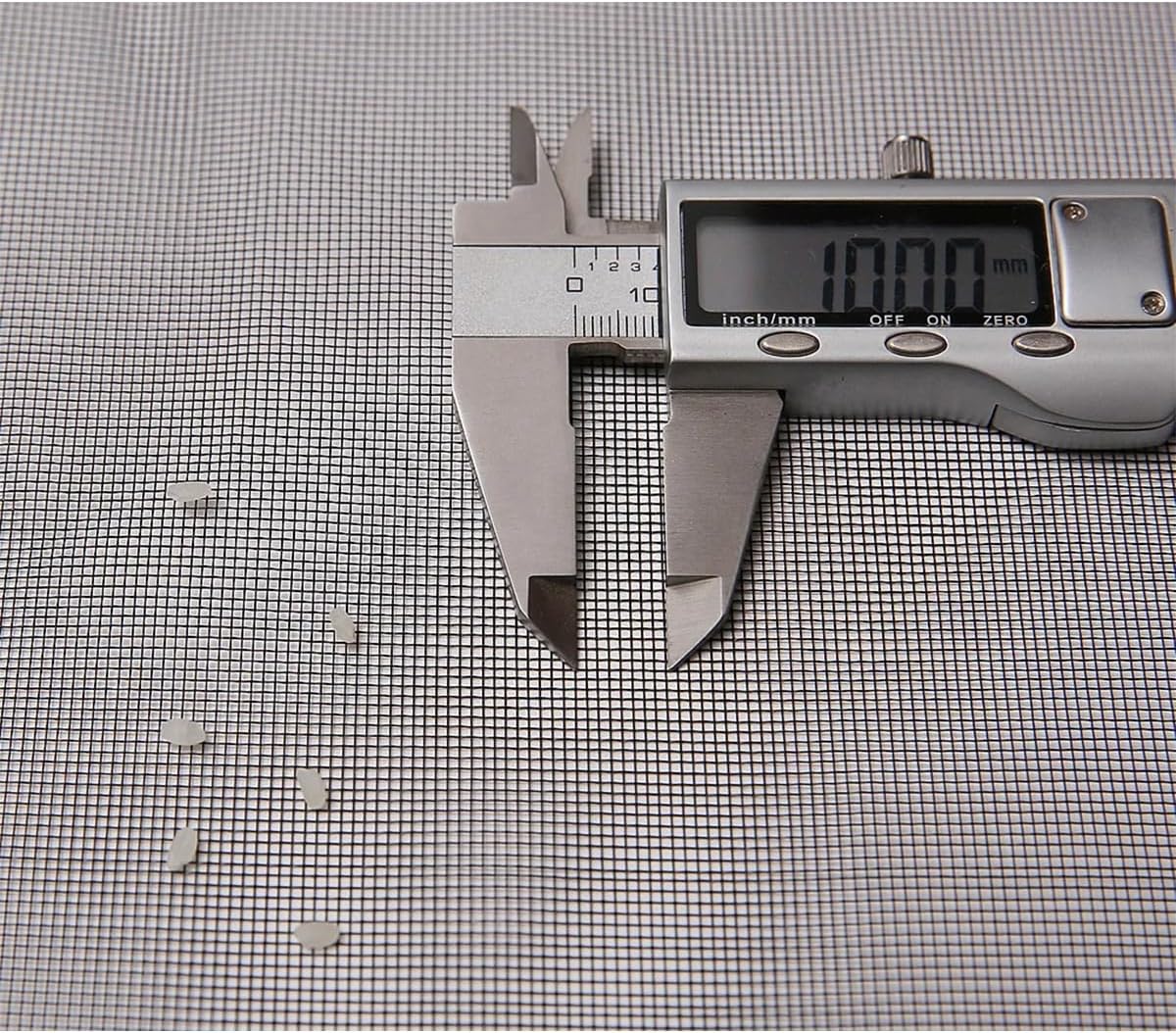 ECYC Ltd Replacement Window Screen Mesh, Window Screen Mesh Net Fabric Roll Ultra Fine Mesh Screen Door Material DIY Custom Window Screen Mesh Roll for Repair Door, Windows, Patio Screens