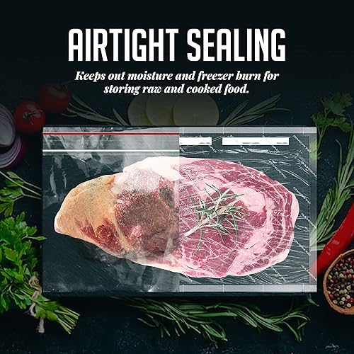 Miniatura 2 de OVENTE Rollo sellador al vacío de 11 x 16 pulgadas, funciona con todas las máquinas selladoras al vacío, resistente, sin BPA para almacenamiento