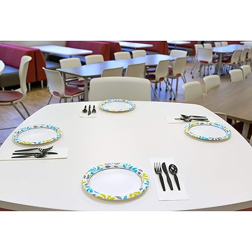 Miniatura 3 de Genuine Joe Tenedor de plástico pesado, negro, 1000 unidades