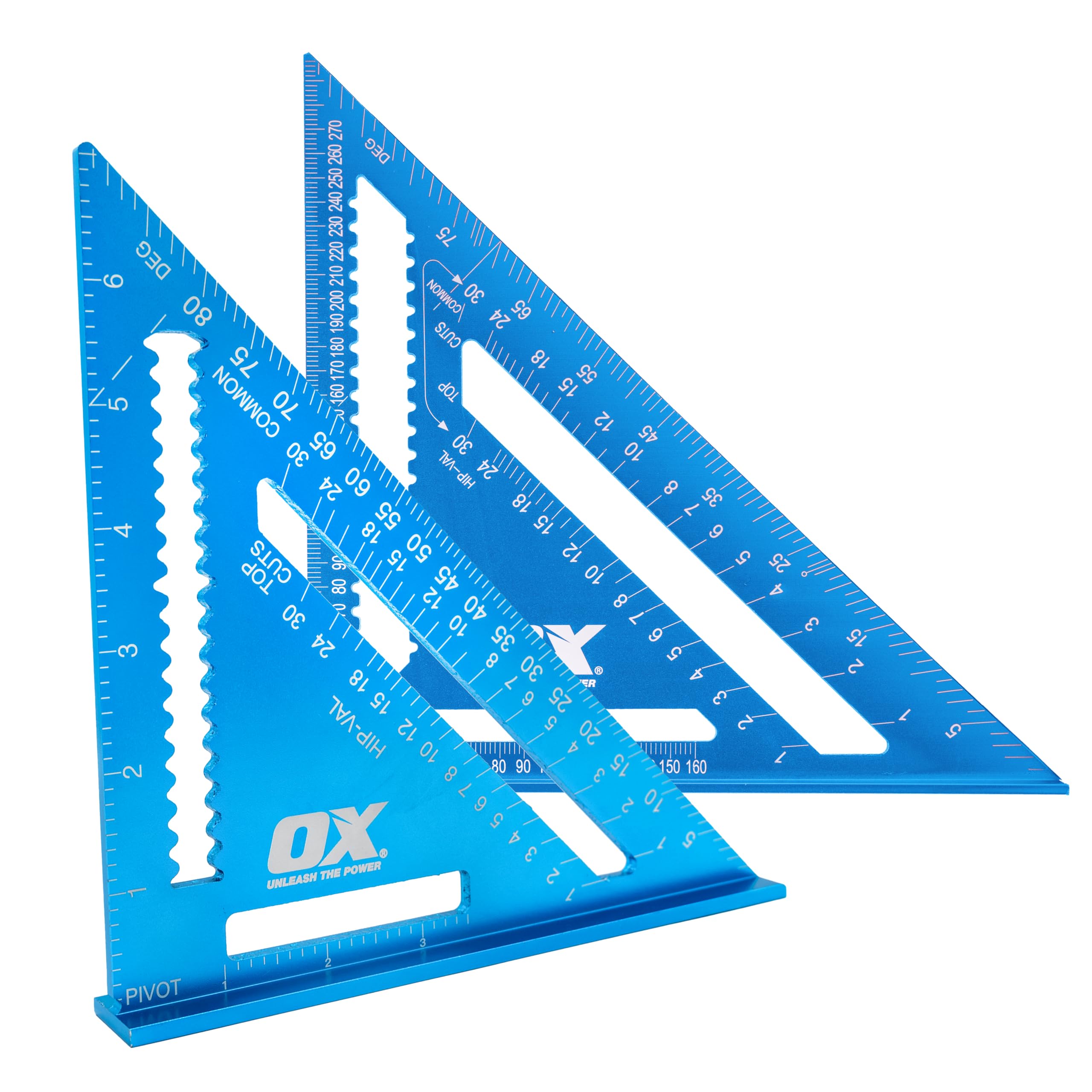 Ox Pro Aluminium Metric Rafters Square Set (180 & 300Mm) -P634701