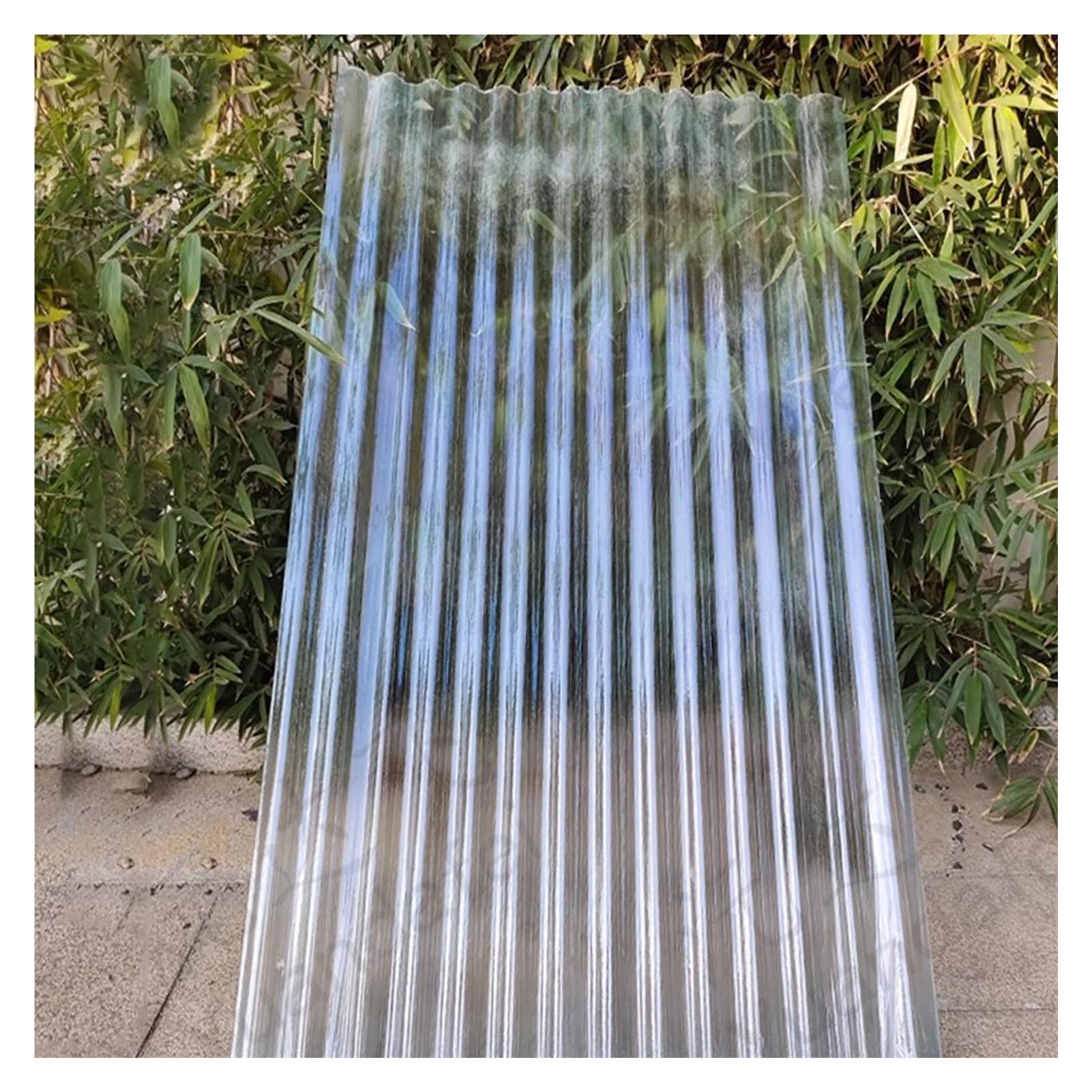 Puits de lumière fibre de verre haute transparence plaque toit polycarbonate