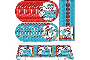 41-Piece Birthday Decorations Tableware Set for Livening Up Special Occasions