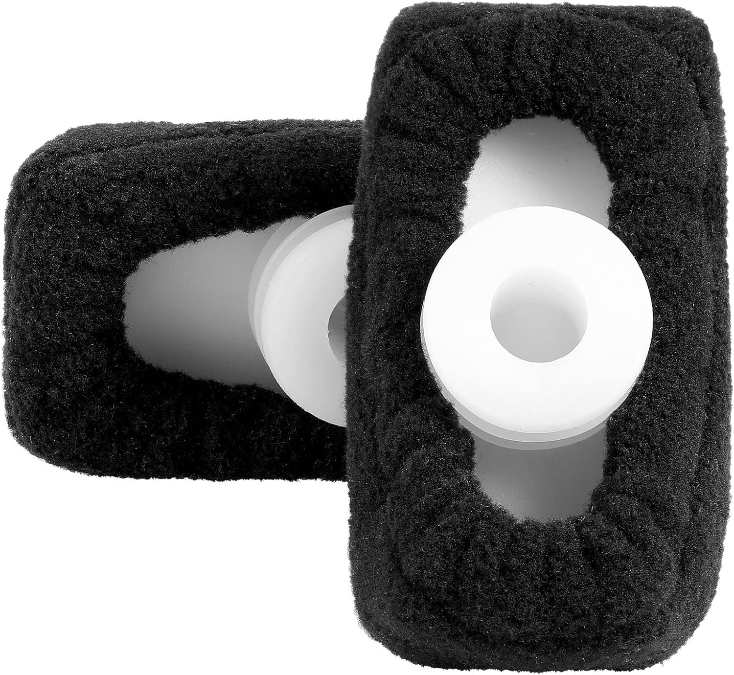 4 Pair Walker Ski Glide Covers Ski Glide Sock Covers Rollator Glider Accessories Fit Pad for Indoor and Outdoor Use, Black : Health & Household