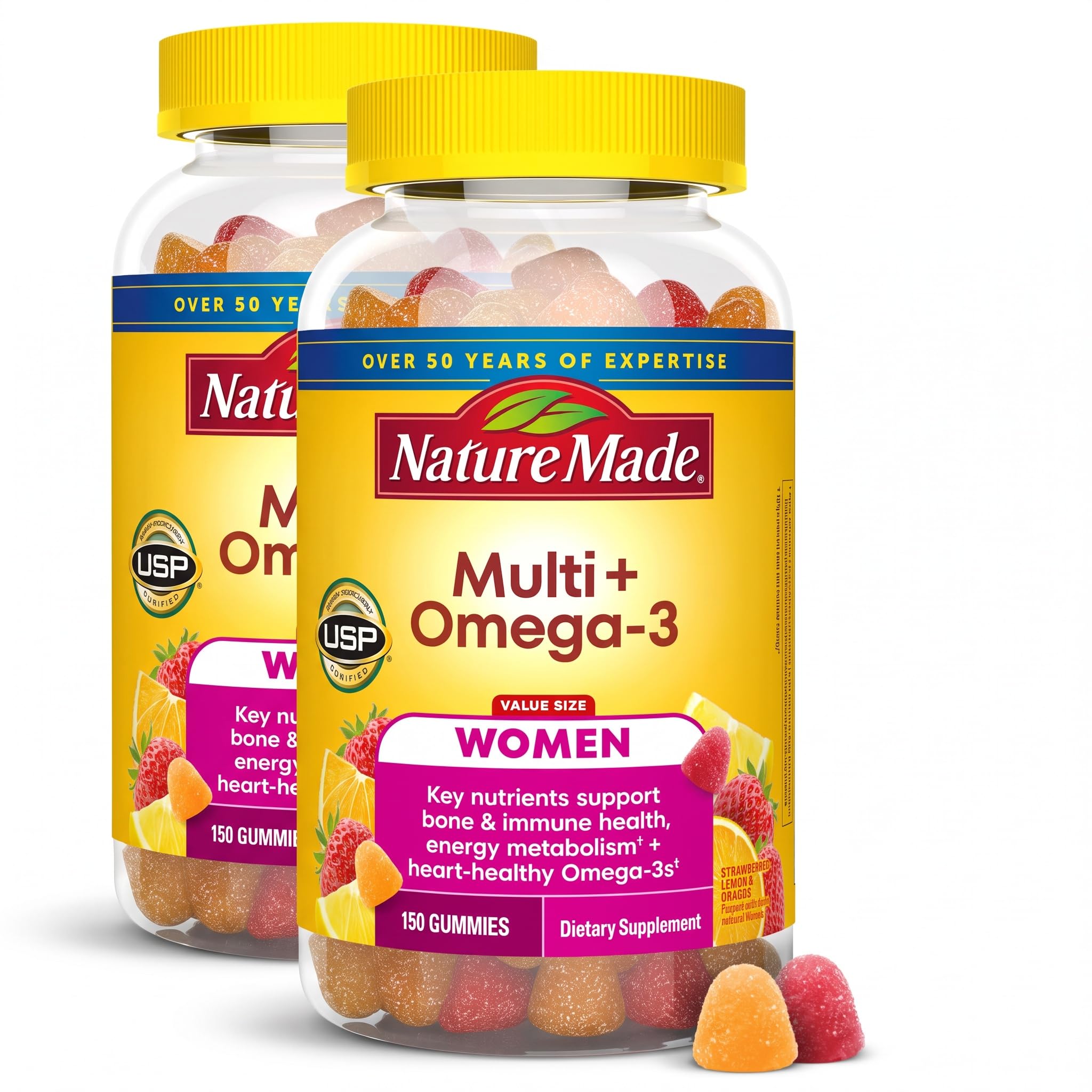 Nature Made Womens Gummy Multivitamins with Omega-3, 150 Gummies — Amazon image 13