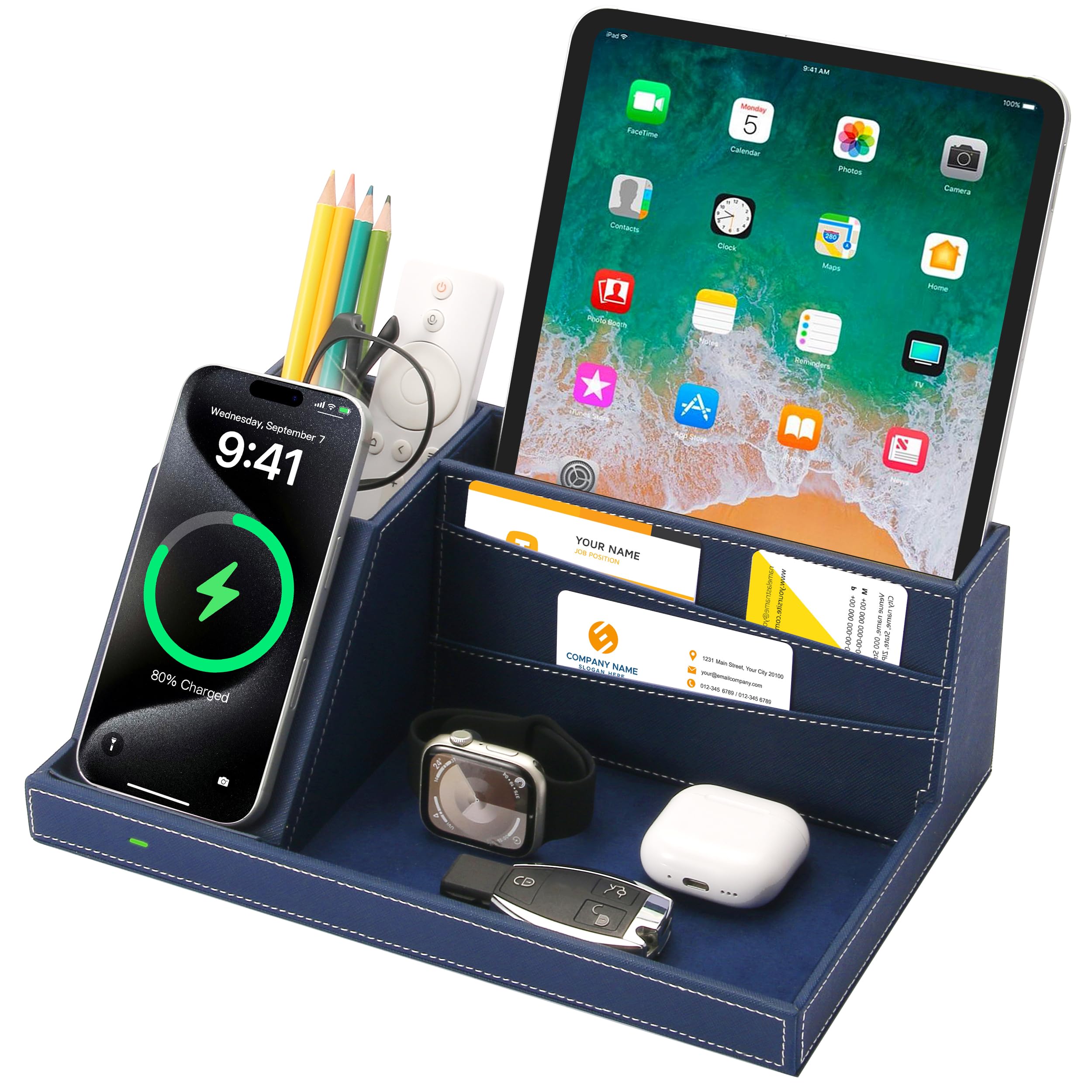 Wireless Future Charger Desk Organizer