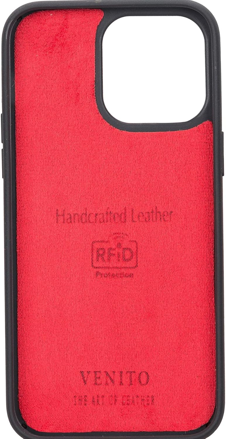 Venito Detachable RFID Shielding Leather Wallet Case for iPhone 14 Pro Max