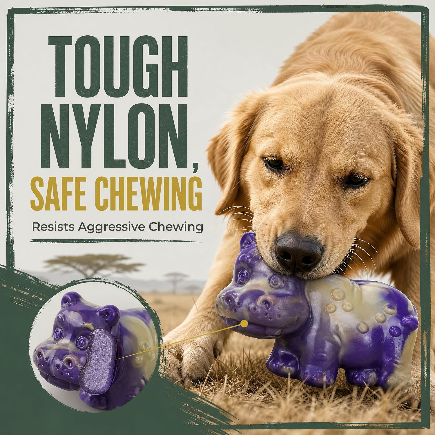 Frienhund 3-Pack Tough Dog Chew Toys for Medium & Large Aggressive Chewers image 2