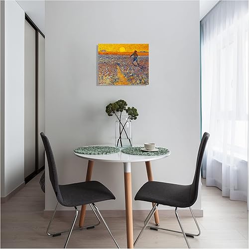 Miniatura 1256 de A&T ARTWORK The Starry Night de Vincent Van Gogh. Tamaño del marco: 36 x 30 pulgadas, tamaño de la imagen: 30 x 24 pulgadas, reproducciones clásicas