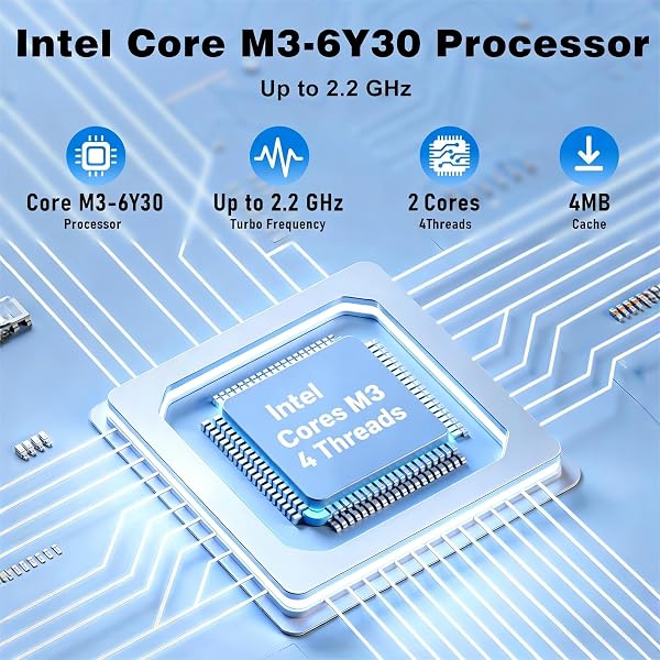 2026 New Laptop Computer, 15.6 Inch Window 11 Pro Lap Top PC 16GB RAM 256GB SSD, Core M3(Beat N4000), 2-Year Warranty, Office 365, FHD 1920 * 1080, 180°Open, UHD Graphics, Full-Size Keyboard - 4