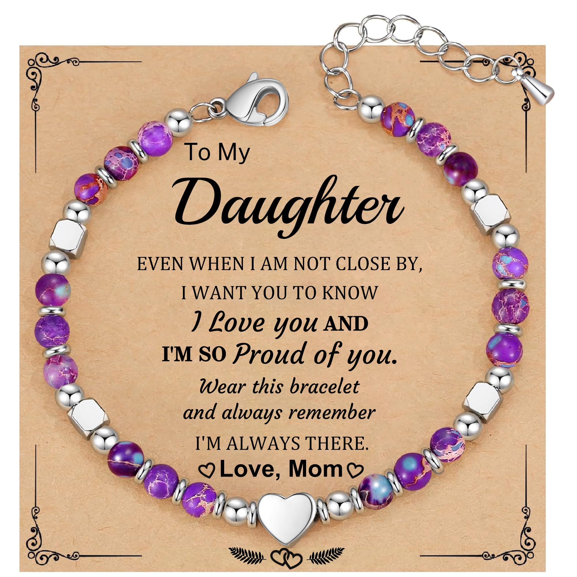 Best Friend Bracelet Gifts for Women Sister Bestie, Christmas Gift for Teens Mom Daughter Granddaughter Birthday Gift for Her Stocking Stuffers