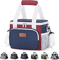 Vista 41 de Lifewit - Bolsa de almuerzo grande aislada, lonchera suave con enfriamiento para adultos, hombres, mujeres.
