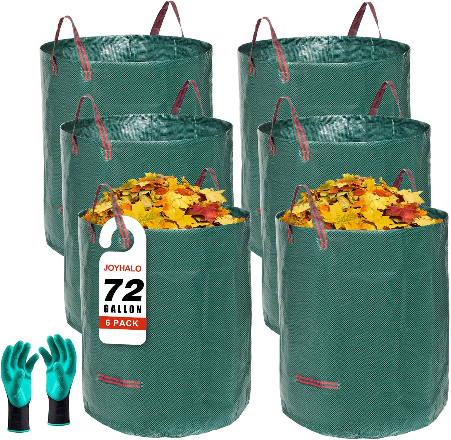 PHYEX Professional 4Pack 132 Gallon Gardening Bags for